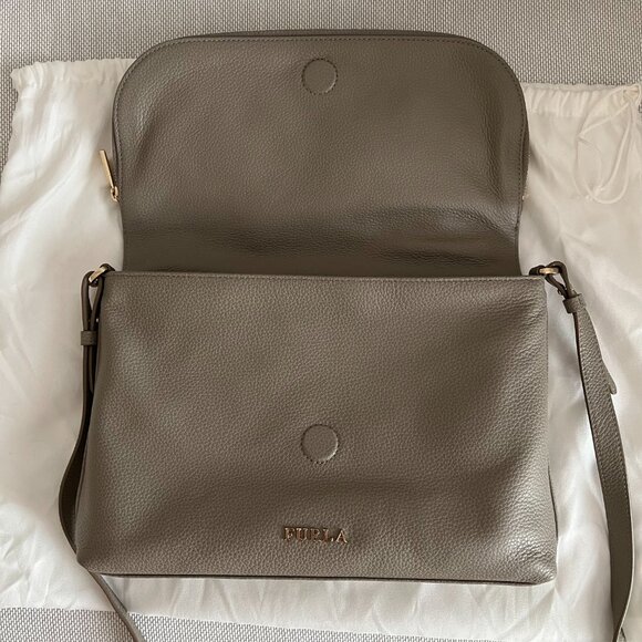 Furla Leather Crossbody Bag Magnetic Flap - Picture 4 of 5